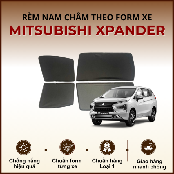 Rèm che nắng nam châm ô tô Mitsubishi Xpander cao cấp