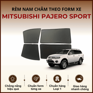 Rèm che nắng nam châm ô tô Mitsubishi Pajero Sport cao cấp