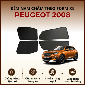 Rèm che nắng nam châm ô tô Peugeot 2008 cao cấp