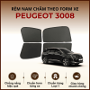 Rèm che nắng nam châm ô tô Peugeot 3008 cao cấp