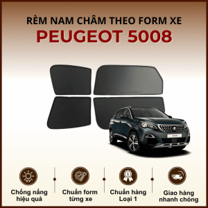 Rèm che nắng nam châm ô tô Peugeot 5008 cao cấp