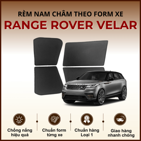 Rèm che nắng nam châm ô tô Range Rover Velar cao cấp