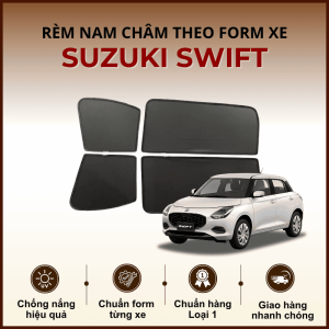 Rèm che nắng nam châm ô tô Suzuki Swift cao cấp
