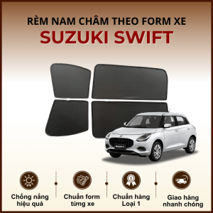 Rèm che nắng nam châm ô tô Suzuki Swift cao cấp
