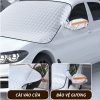 Tấm che nắng kính lái ô tô 4 lớp tráng bạc