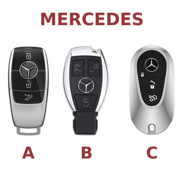 Bảng mẫu chìa khóa ô tô Mercedes