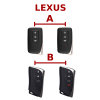 Bảng mẫu chìa khóa ô tô Lexus