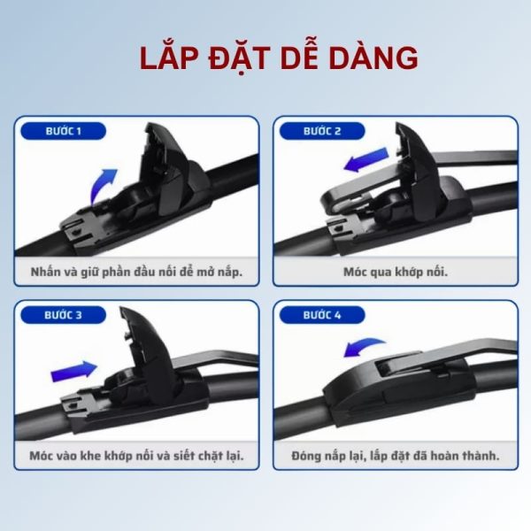 Gạt mưa ô tô cao cấp theo xe