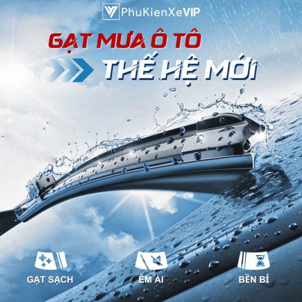 Gạt mưa xe ô tô cao cấp, bảng giá và kích thước gạt mưa ô tô theo xe