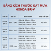 Gạt mưa xe Honda BR-V cao cấp, bảng giá và kích thước gạt mưa Honda BR-V
