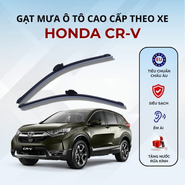 Gạt mưa xe Honda CR-V cao cấp, bảng giá và kích thước gạt mưa Honda CR-V