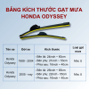 Gạt mưa xe Chevrolet Odyssey chính hãng siêu sạch siêu êm