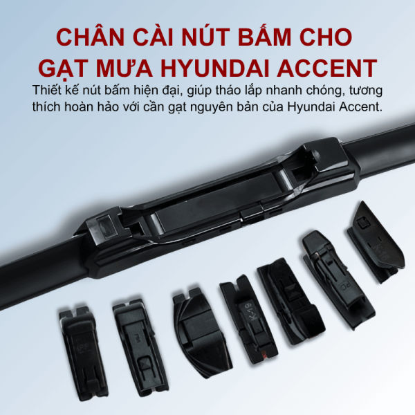 Gạt mưa xe Hyundai Accent cao cấp, bảng giá và kích thước gạt mưa Hyundai Accent