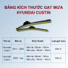 Gạt mưa xe Hyundai Custin cao cấp thế hệ mới