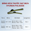 Gạt mưa xe Hyundai Palisade cao cấp thế hệ mới