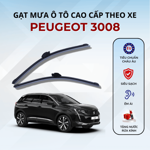 Gạt mưa xe Peugeot 3008 cao cấp thế hệ mới