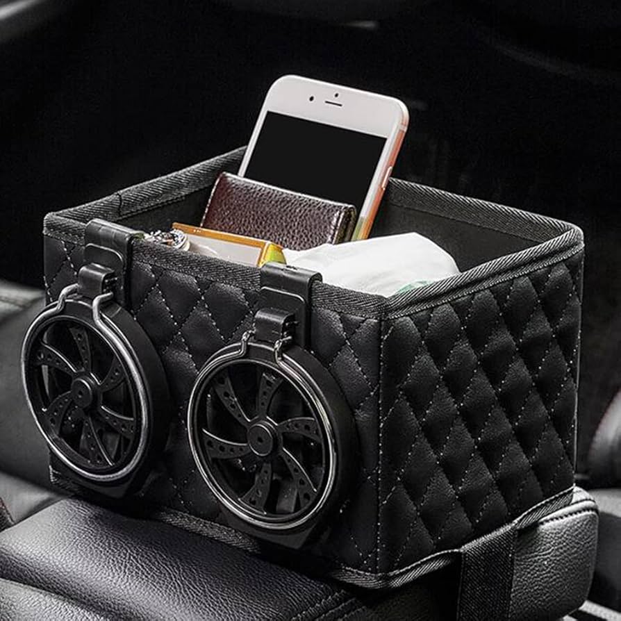 Hộp đựng giấy ô tô mini để cốc