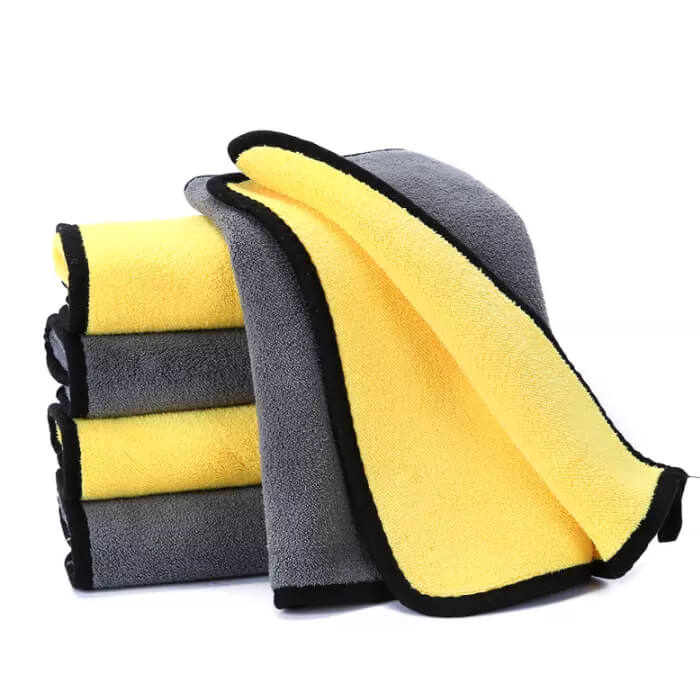 Khăn lau nội thất ô tô Microfiber 2 lớp cao cấp