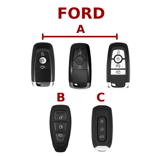 Bảng mẫu chìa khóa ô tô Ford
