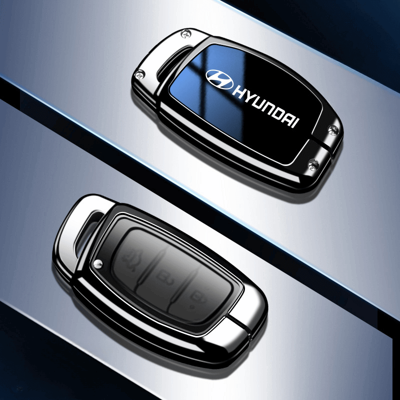 Ốp kim loại bọc chìa khoá ô tô Hyundai sang trọng