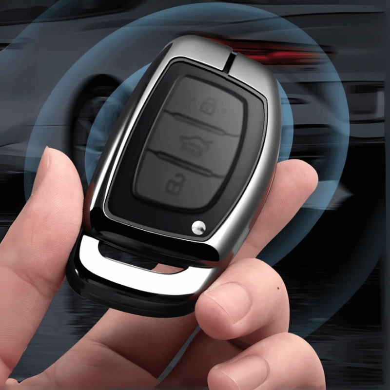 Ốp kim loại bọc chìa khoá ô tô Hyundai sang trọng