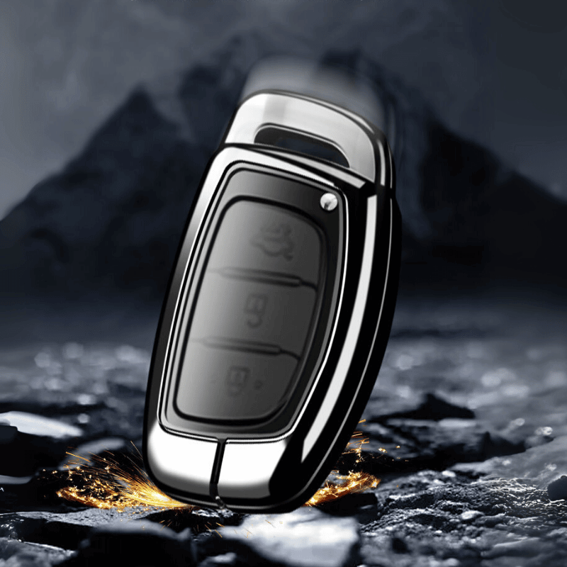 Ốp kim loại bọc chìa khoá ô tô Hyundai sang trọng