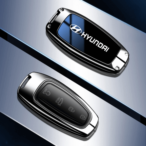 Ốp kim loại bọc chìa khoá ô tô Hyundai sang trọng