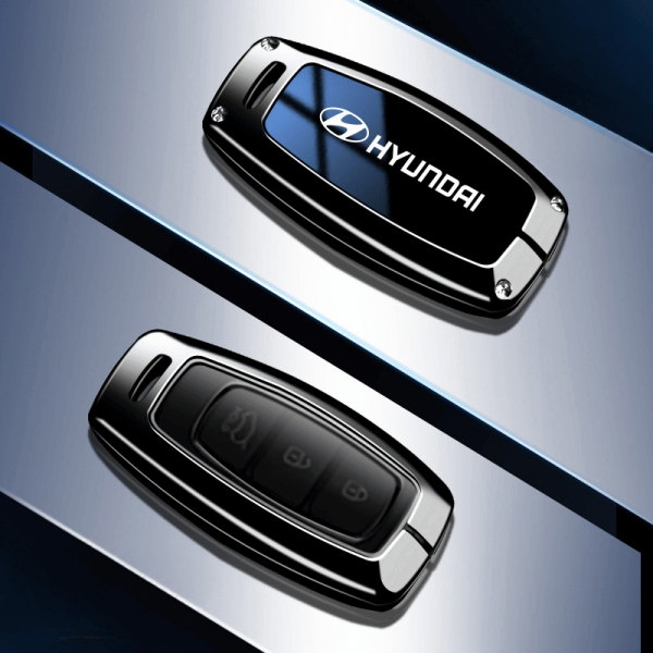 Ốp kim loại bọc chìa khoá ô tô Hyundai sang trọng