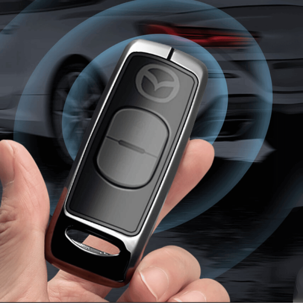 Ốp kim loại bọc chìa khóa ô tô Mazda sang trọng