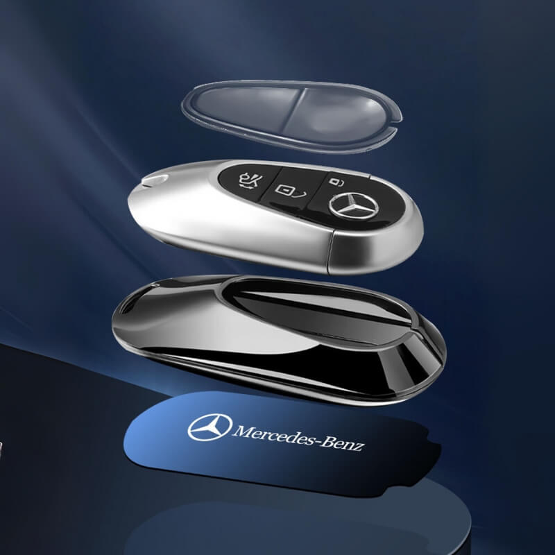 Ốp kim loại bọc chìa khoá ô tô Mercedes sang trọng