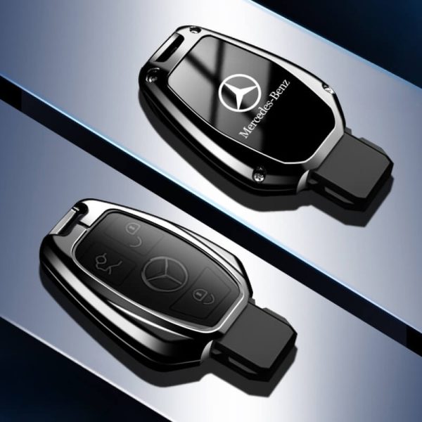 Ốp kim loại bọc chìa khoá ô tô Mercedes sang trọng