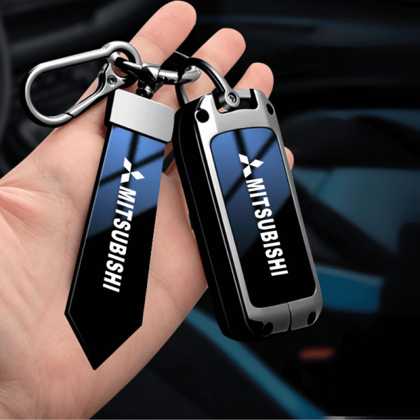 Ốp kim loại bọc chìa khóa ô tô Mitsubishi sang trọng