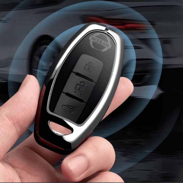 Ốp Kim Loại Bọc Chìa Khoá Ô Tô Nissan Sang Trọng - Ảnh 6