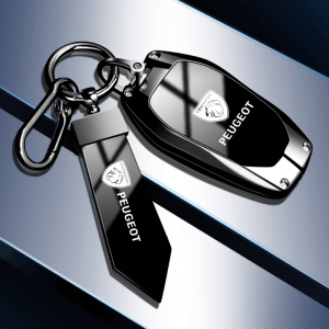 Ốp kim loại bọc chìa khóa ô tô Peugeot sang trọng