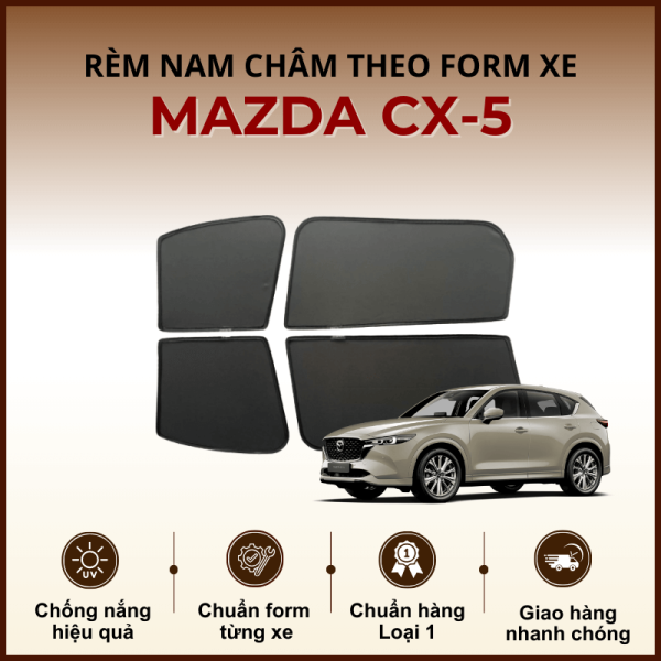 Rèm che nắng nam châm ô tô Mazda CX-5 cao cấp