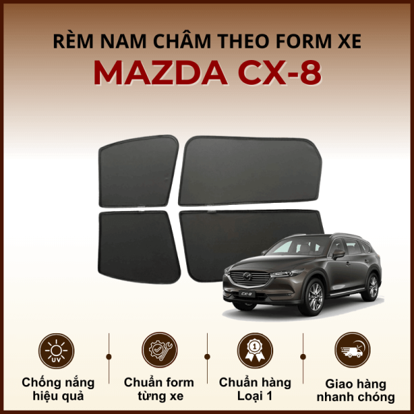 Rèm che nắng nam châm ô tô Mazda CX-8 cao cấp