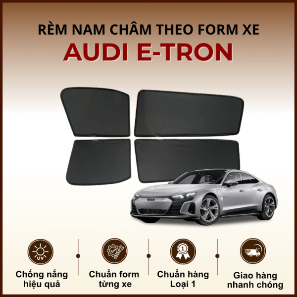 Rèm che nắng nam châm ô tô Audi e-tron cao cấp