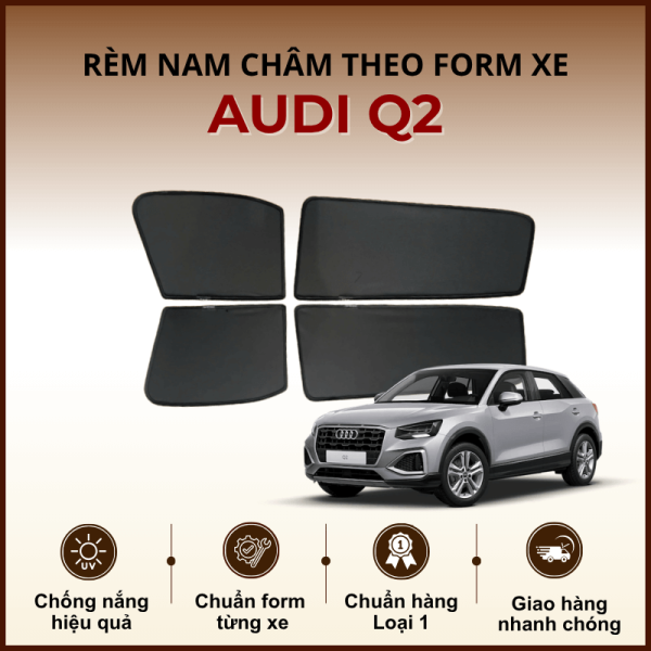 Rèm che nắng nam châm ô tô Audi Q2 cao cấp