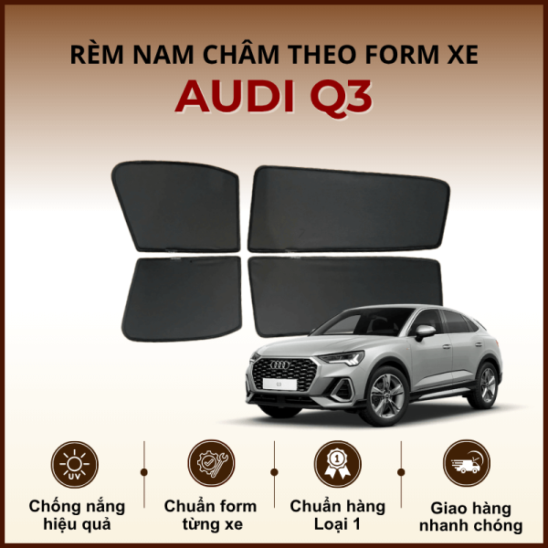 Rèm che nắng nam châm ô tô Audi Q3 cao cấp