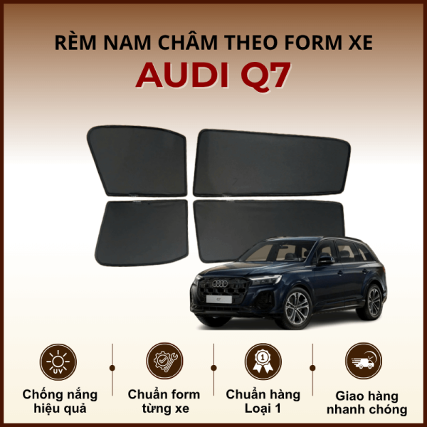 Rèm che nắng nam châm ô tô Audi Q7 cao cấp