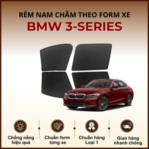 Rèm che nắng nam châm ô tô BMW 3-Series cao cấp
