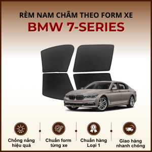 Rèm che nắng nam châm ô tô BMW 7-Series cao cấp
