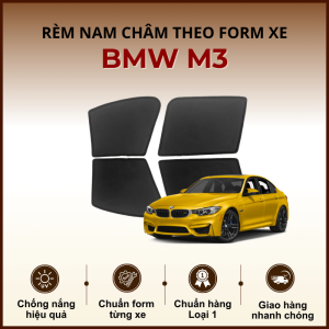 Rèm che nắng nam châm ô tô BMW M3 cao cấp