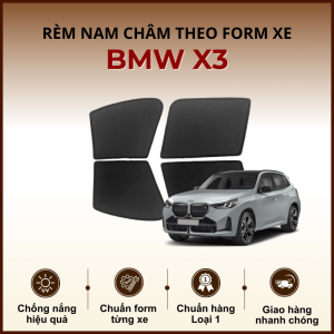 Rèm che nắng nam châm ô tô BMW X3 cao cấp