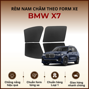 Rèm che nắng nam châm ô tô BMW X7 cao cấp