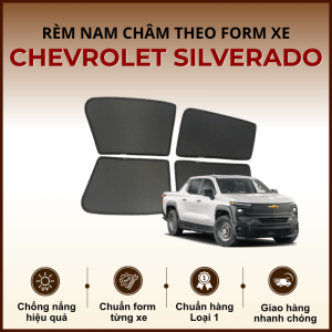 Rèm che nắng nam châm ô tô Chevrolet Silverado cao cấp