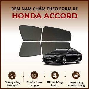 Rèm che nắng nam châm ô tô Honda Accord cao cấp