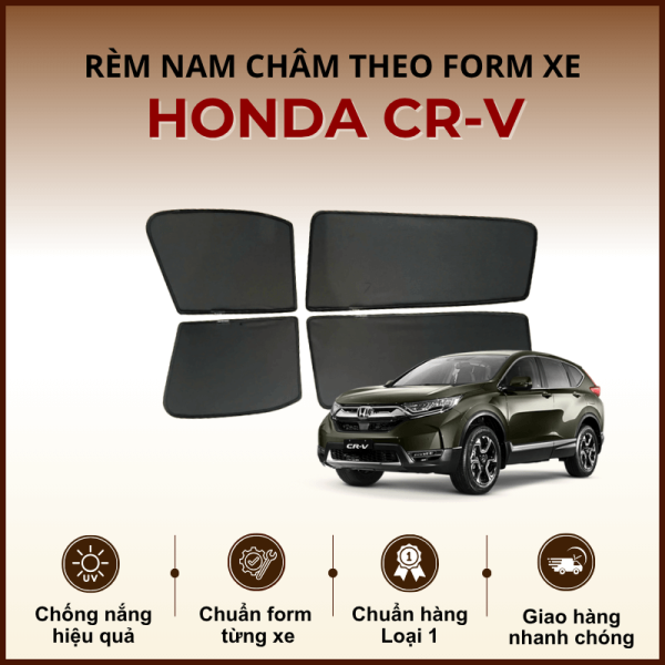 Rèm che nắng nam châm ô tô Honda CR-V cao cấp