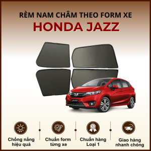 Rèm che nắng nam châm ô tô Honda Jazz cao cấp