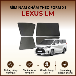 Rèm che nắng nam châm ô tô Lexus LM cao cấp